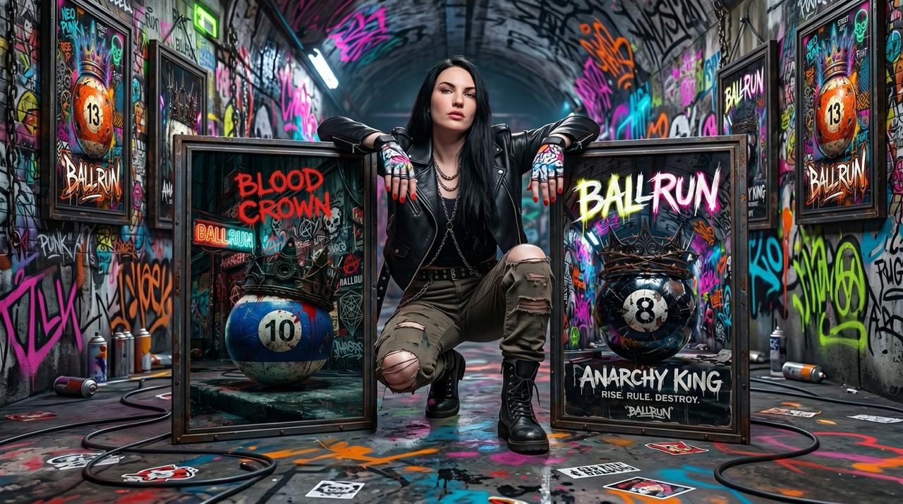 Krista Ann — founder and artist of BALLRUN